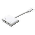 Yhteensopiva Lightning-USB 3.0 -kamerasovitin - Valkoinen