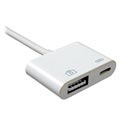 Yhteensopiva Lightning-USB 3.0 -kamerasovitin - Valkoinen