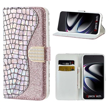 Croco Bling Series Samsung Galaxy S21 Ultra 5G Lompakkokotelo