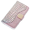 Croco Bling Series Samsung Galaxy S21 Ultra 5G Lompakkokotelo