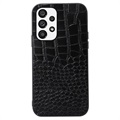 Krokotiili Sarja Samsung Galaxy A53 5G Hybridikotelo - Musta