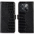 Crocodile Samsung Galaxy A33 5G Lompakkomallinen Nahkakotelo kanssa RFID - Musta