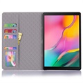 Samsung Galaxy Tab S5e Nahkakotelo - Krokotiili - Punainen