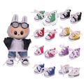 Söpö Mini Lace-Up Sneakers for Labubu 17cm - Musta