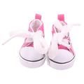 Söpöt Mini Lace-Up tennarit Labubulle 17cm - Hot Pinkki
