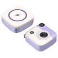 Söpö Mini PD 10000mAh langaton tehopankki E49 - 20W - violetti
