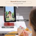 D01 Pro Bluetooth Fingertip Video Controller Tiktok Short Video Page Flipping Device Music Media Smart Clicker - Musta