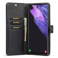 DG.Ming 2-1:ssä Samsung Galaxy S23 Ultra 5G Irrotettava Nahkalompakkokotelo - Musta