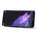 DG.Ming 2-1:ssä Samsung Galaxy S23 Ultra 5G Irrotettava Nahkalompakkokotelo - Sininen