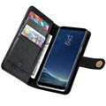 Samsung Galaxy S8+ DG.Ming 2-in-1 Lompakko Nahkakotelo - Musta
