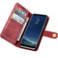 Samsung Galaxy S8+ DG.Ming 2-in-1 Lompakko Nahkakotelo - Punainen