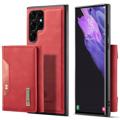DG.Ming M2 Samsung Galaxy S23 Ultra 5G Hybridikotelo Lompakolla - Punainen