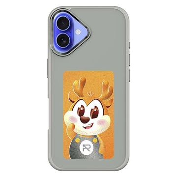 iPhone 16 DIY E-InkCase NFC kotelo - harmaa
