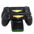 DOBE TP4-889 Latauslaituri Dual Stand Latausasema PS4 / PS4 Slim / PS4 Pro Dualshock-ohjaimelle