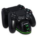 DOBE TP4-889 Latauslaituri Dual Stand Latausasema PS4 / PS4 Slim / PS4 Pro Dualshock-ohjaimelle