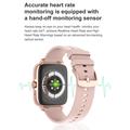 DT102 Smart Watch 1.9 tuuman HD-näyttö Vedenpitävä älykäs rannekoru terveysseuranta urheilukello - vaaleanpunainen / silikoni