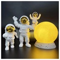 Koristeelliset Astronauttihahmot Kuulampulla - Kulta/Keltainen