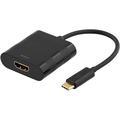 Deltaco USB-C HDMI-sovitin - 4K/60Hz - musta