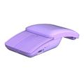 Delux KF10 taittuva langaton näppäimistö ja MF10PRO hiirisetti - violetti