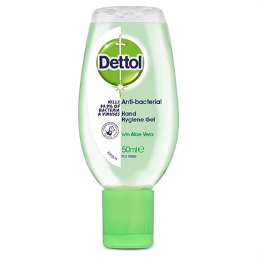 Dettol Antibakteerinen Käsien Puhdistusgeeli  - Aloe Vera - 50ml