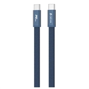 Devia Ultra3 -metallisilmukkainen USB-C-kaapeli, 240W - 1.5m - sininen