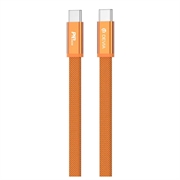 Devia Ultra3 -metallisilmukkainen USB-C-kaapeli, 240W - 1.5m - oranssi