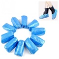 Disposable Plastic Shoe Cover with Elastic Band - 100 Pcs.