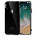 iPhone X / iPhone XS Drop Resistant Kristalli TPU Kotelo - Läpinäkyvä