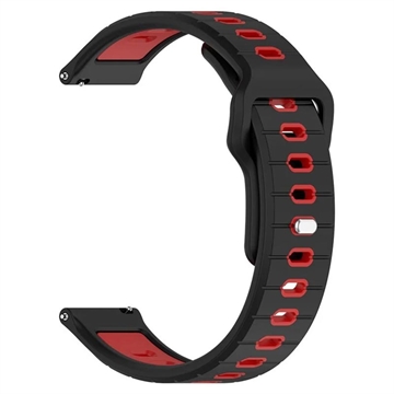 Garmin Vivoactive 6 Silikoninen Urheiluhihna - Musta / Punainen