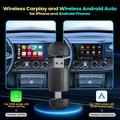 Kaksipäinen 2-in-1 langaton CarPlay- ja Android Auto -sovitin