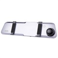 Kaksoisobjektiivi Laajakulmainen Full HD-peilikamera ja HD-takakamera
