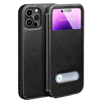 iPhone 16 Pro Max Dual View Flip Nahkakotelo