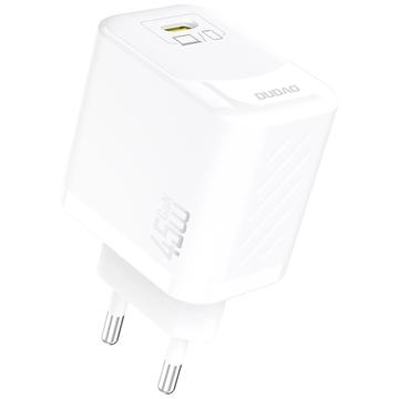 Dudao A28 45W GaN USB-C seinälaturi - Valkoinen