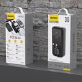 Dudao K15MAX 30000mAh Power Bank - 22.5W PD & QC pikalataus, sisäänrakennettu USB-C ja Lightning-kaapelit - musta