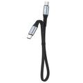 Dudao L10C Power Delivery USB-C-kaapeli - 100W pikalataus, 0.23m - musta