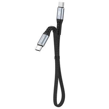 Dudao L10C Power Delivery USB-C-kaapeli - 100W pikalataus, 0.23m - musta