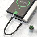 Dudao L10C Power Delivery USB-C-kaapeli - 100W pikalataus, 0.23m - musta