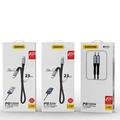 Dudao L10C Power Delivery USB-C-kaapeli - 100W pikalataus, 0.23m - musta