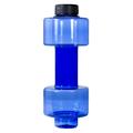 Käsipainon muotoinen vesipullo – 550ml – sininen