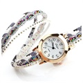 Duoya Fancy Series Circle Quartz Naisten Rannekello