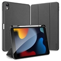 Dux Ducis Domo iPad (2022) Tri-Fold Smart Lompakkokotelo - Musta