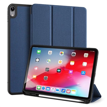 Dux Ducis Domo iPad Air 2020/2022 Tri-Fold Lompakkokotelo - Sininen