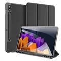 Dux Ducis Domo Samsung Galaxy Tab S7/S8 Läppäkotelo (Bulkki) - Musta