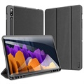 Dux Ducis Domo Samsung Galaxy Tab S7/S8 Lompakkokotelo - Musta