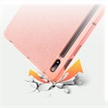 Dux Ducis Domo Samsung Galaxy Tab S7/S8 Lompakkokotelo - Ruusukulta