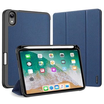 Dux Ducis Domo iPad Mini (2021) Tri-Fold Lompakkokotelo - Sininen