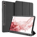 Samsung Galaxy Tab S9 Dux Ducis Domo Tri-Fold Smart Lompakkokotelo - Musta