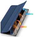 Samsung Galaxy Tab S9 Ultra Dux Ducis Domo Tri-Fold Smart Lompakkokotelo - Sininen