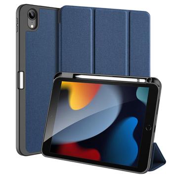 Dux Ducis Domo iPad (2022) Tri-Fold Smart Lompakkokotelo - Sininen