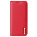 Dux Ducis Hivo Samsung Galaxy S22 5G Lompakkomallinen Nahkakotelo (Avoin pakkaus - Erinomainen) - Punainen